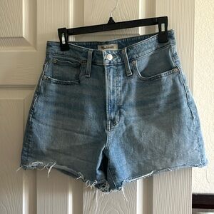 Madewell perfect vintage curvy shorts 28